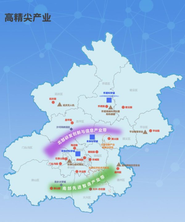 北京产业舆图再升级，一图磨灭十类信息